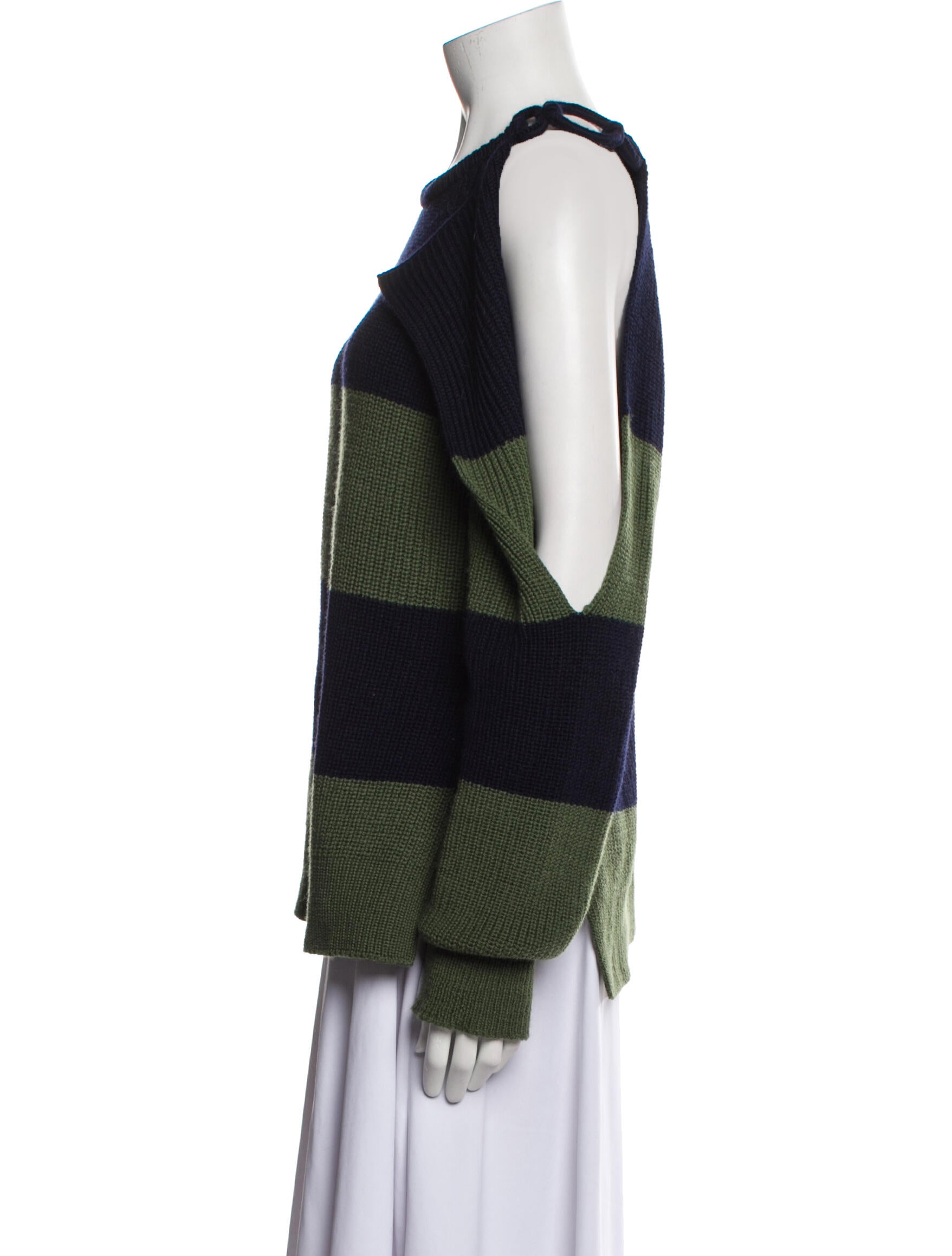 Monse Merino Wool Striped Sweater