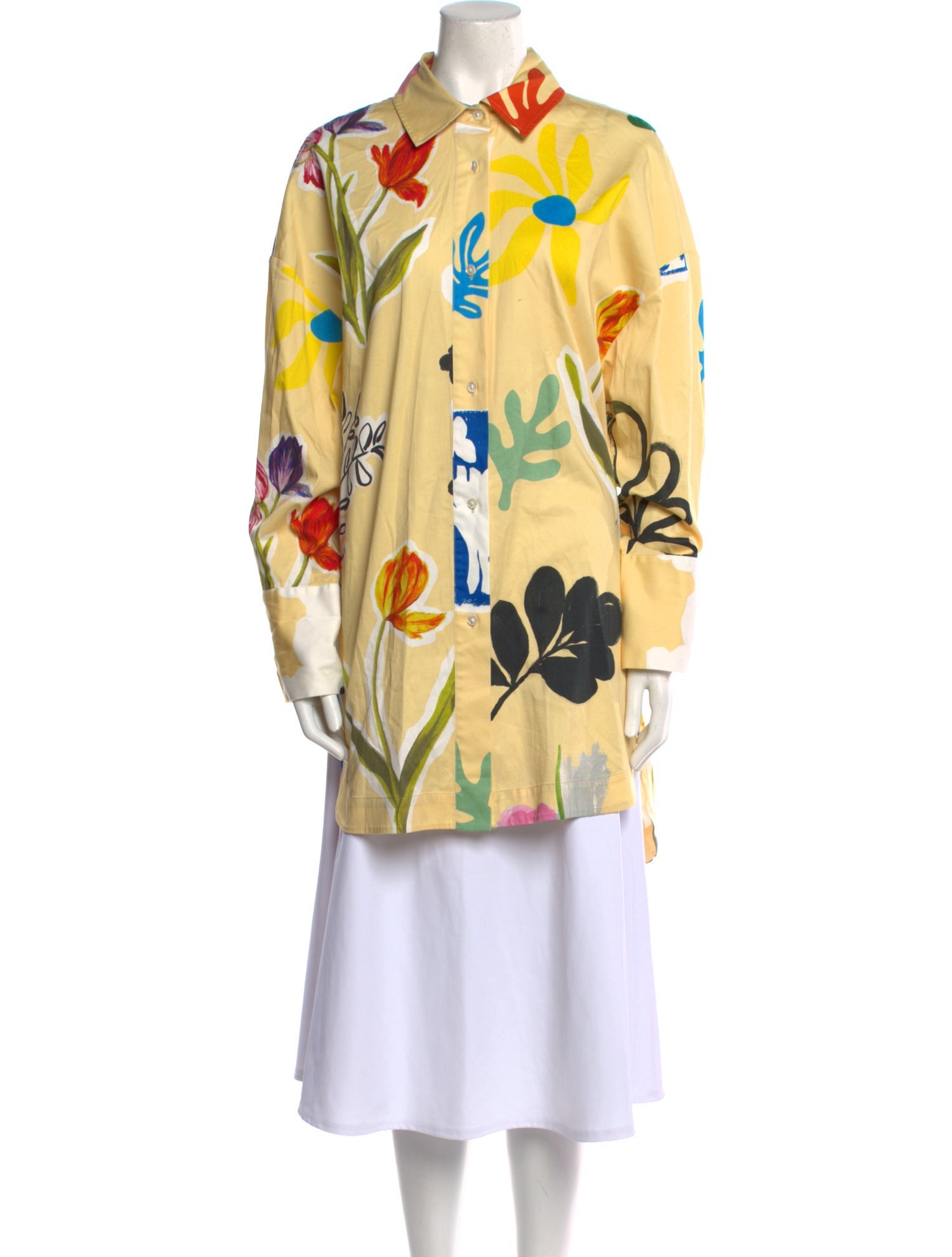 Monse Printed Long Sleeve Tunic