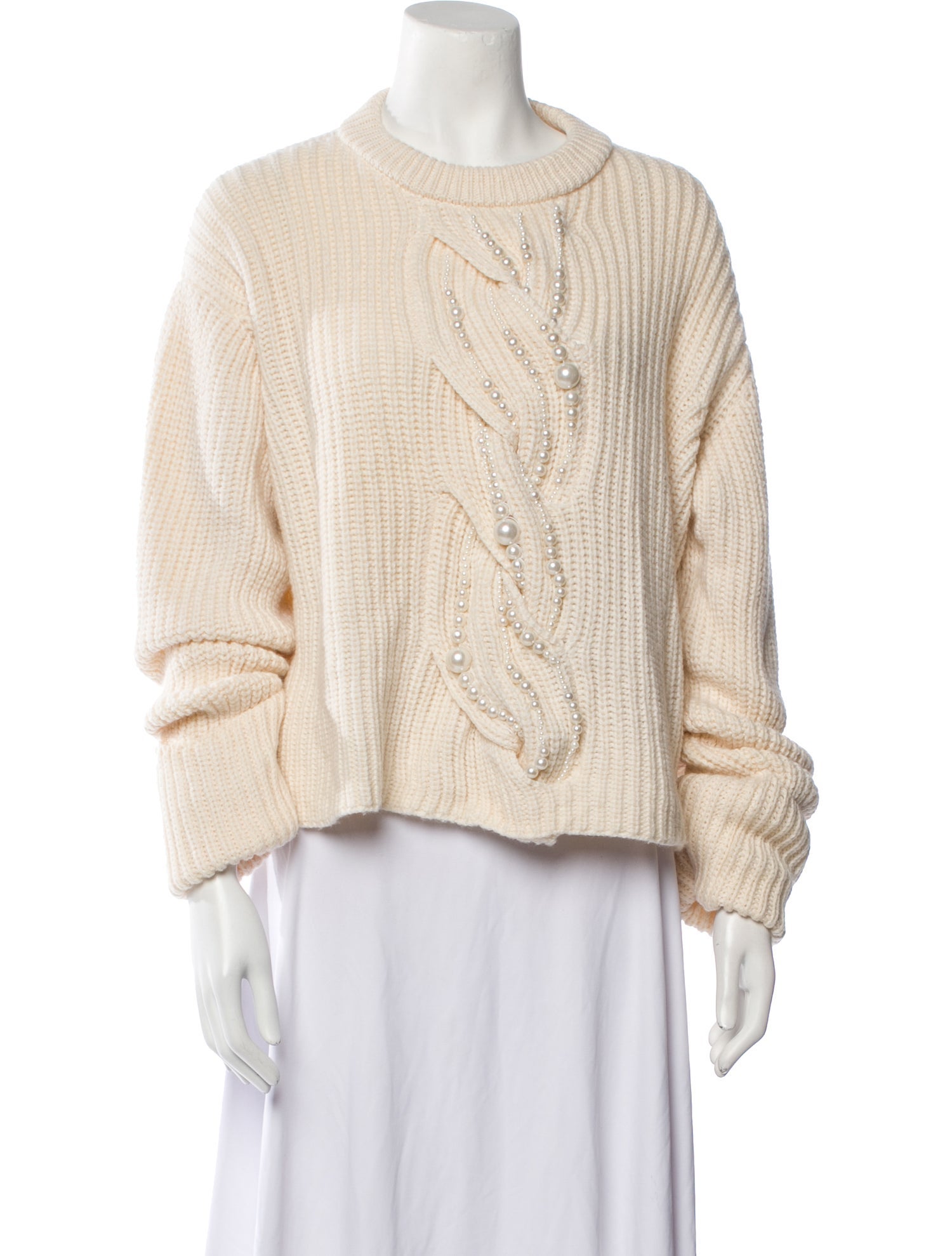 Monse Merino Wool Crew Neck Sweater