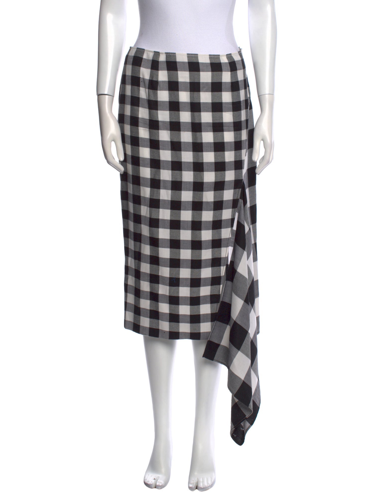 Monse Wool Midi Length Skirt