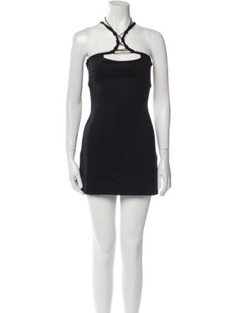 Monse Halterneck Mini Dress