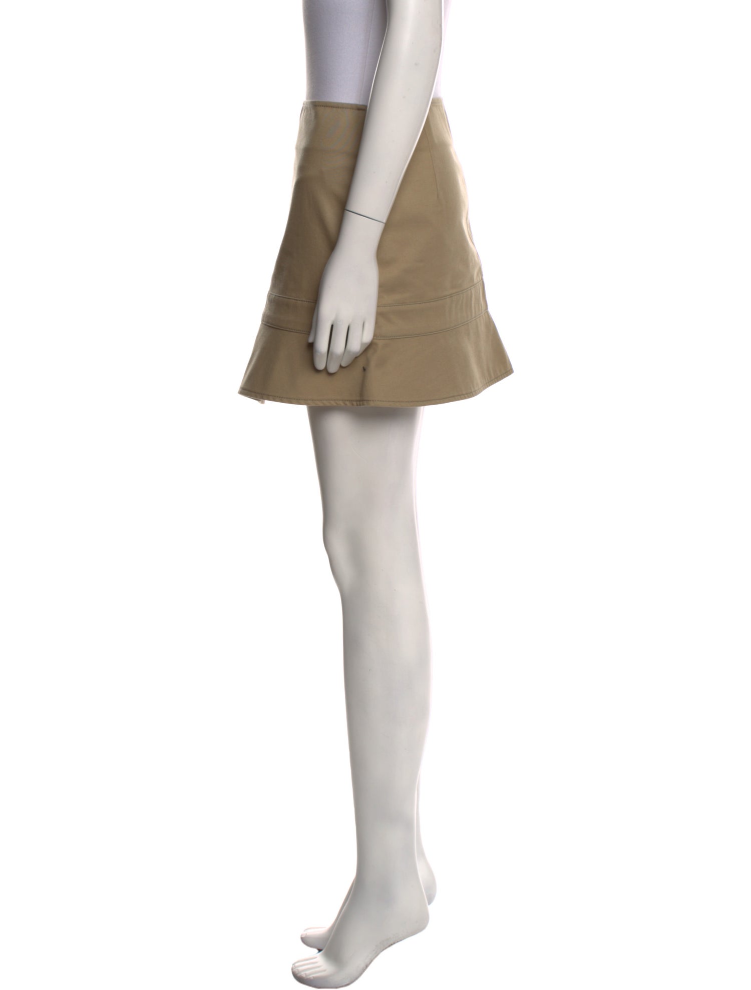 Monse Cutout Accent Mini Skirt