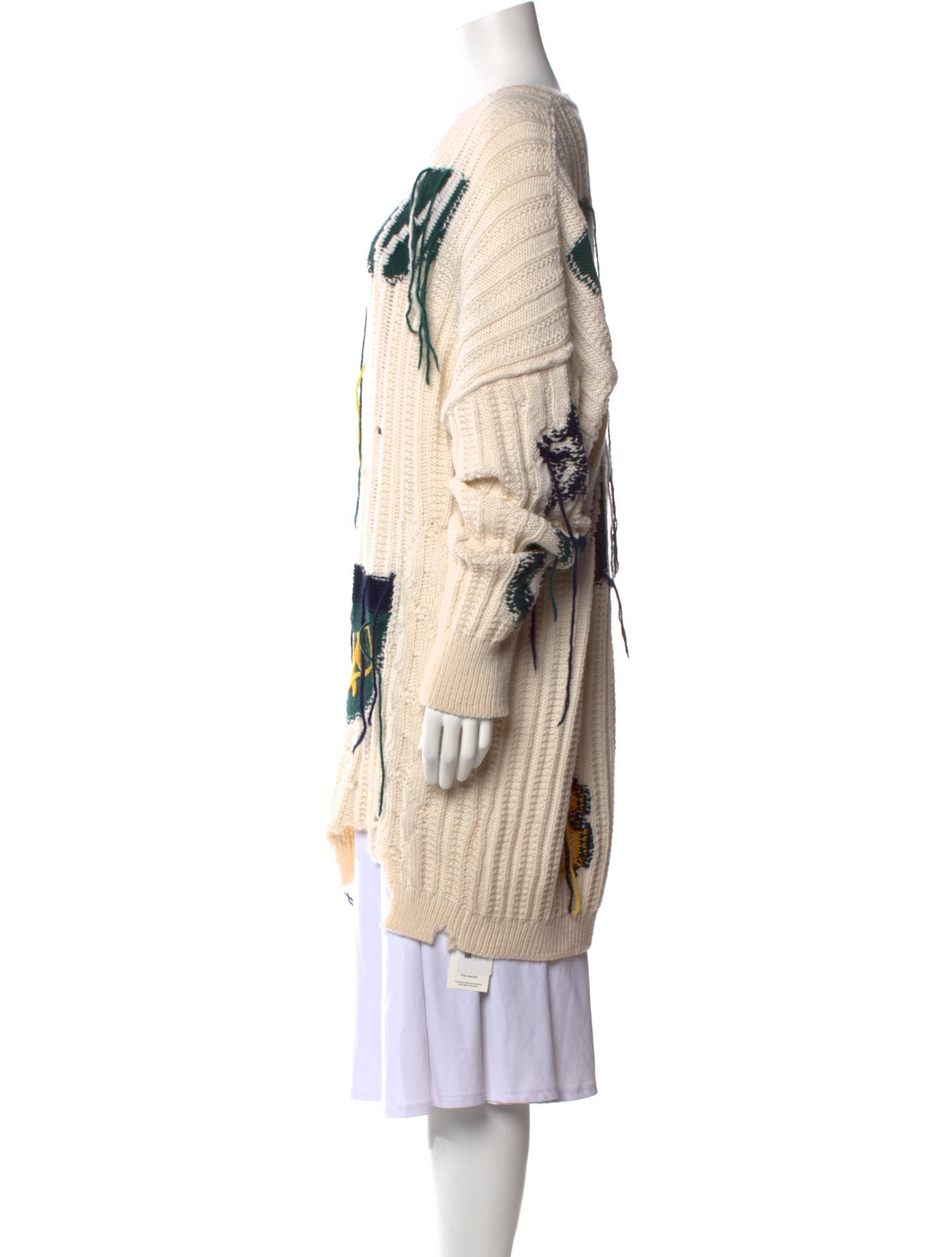 Monse Merino Wool Printed Sweater w/ Tags