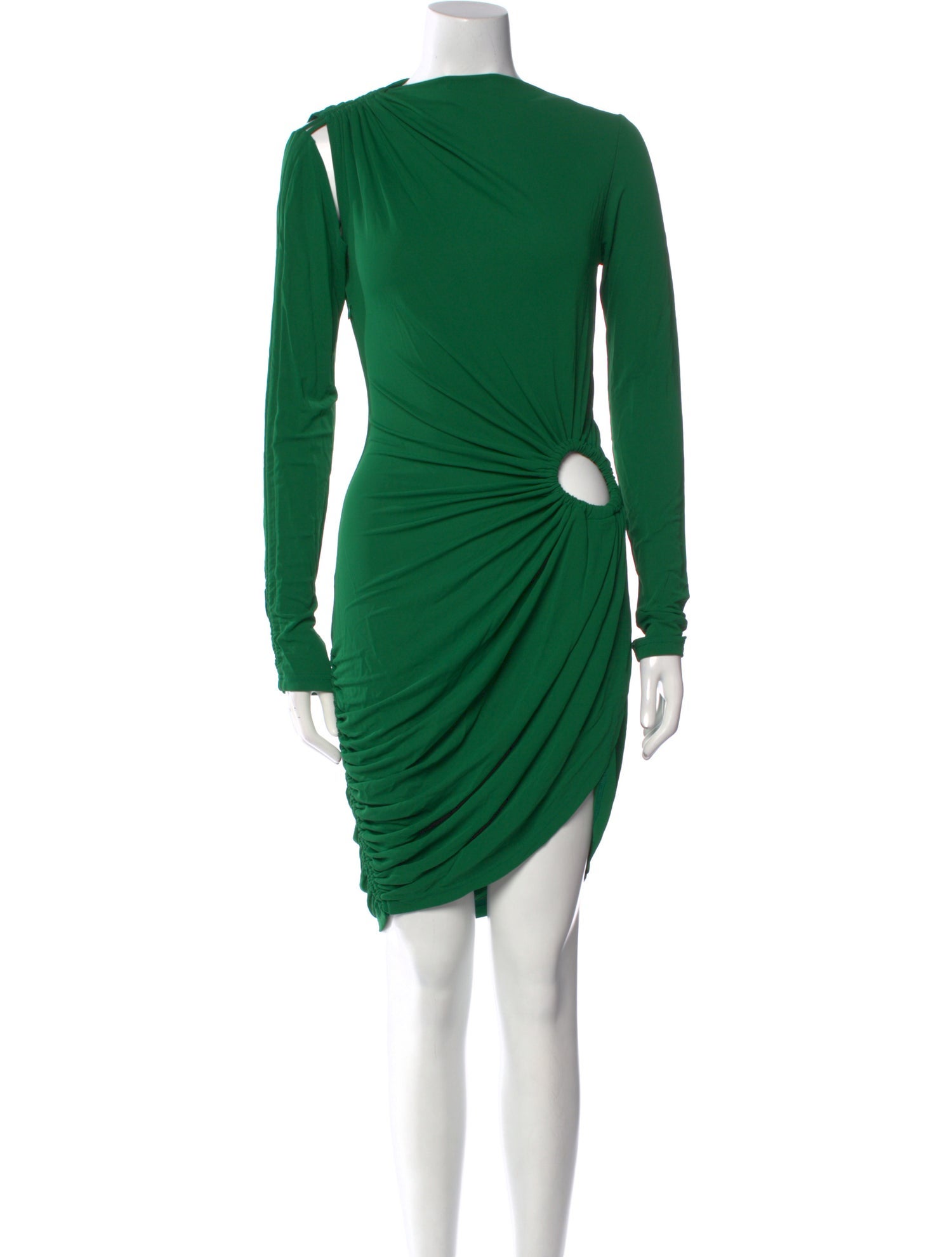 green emerald velvet dress Brocade Bamboo Maxi Dress S main image 1