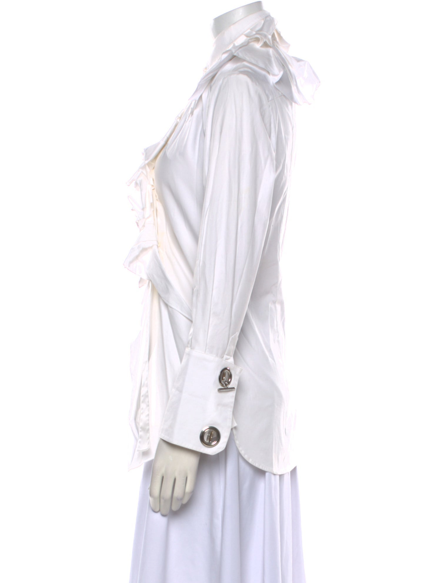 Monse Long Sleeve Button-Up Top