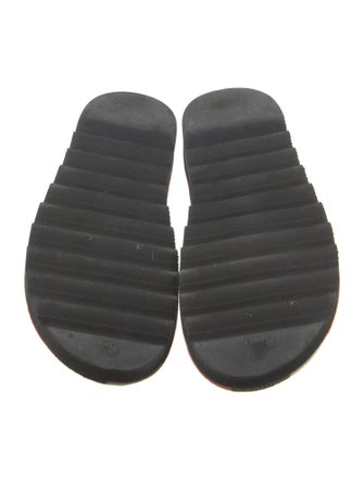 Monse Canvas Plaid Print Mules