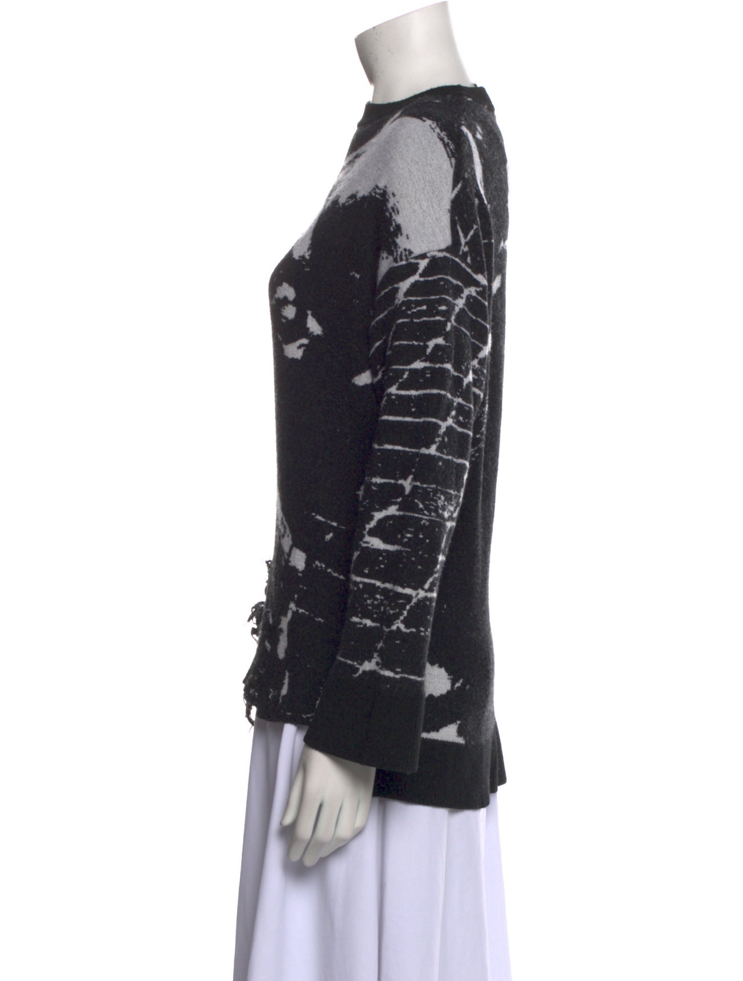 Monse Merino Wool Printed Sweater