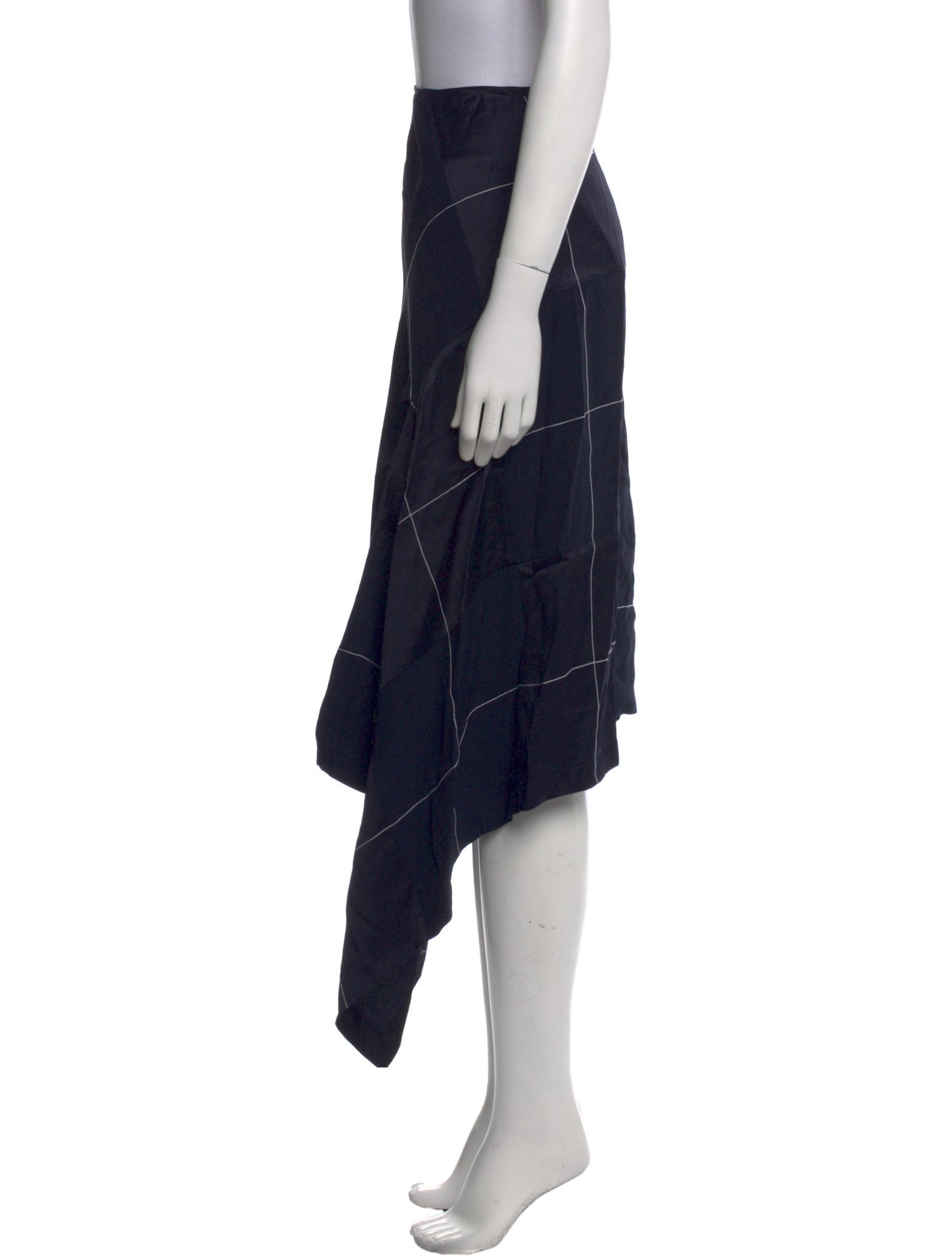 Monse Plaid Print Midi Length Skirt w/ Tags