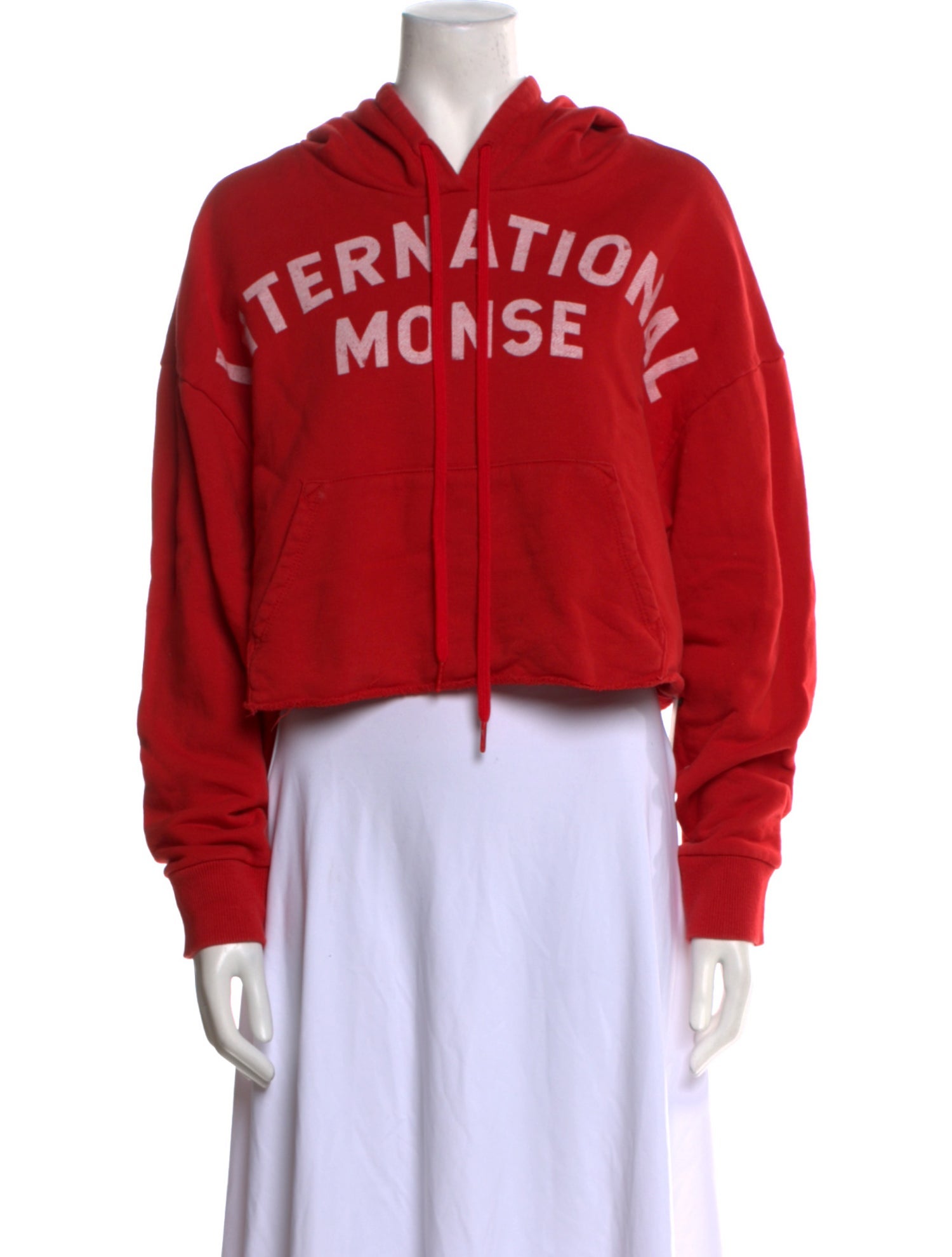 Monse Graphic Print Crew Neck Sweatshirt