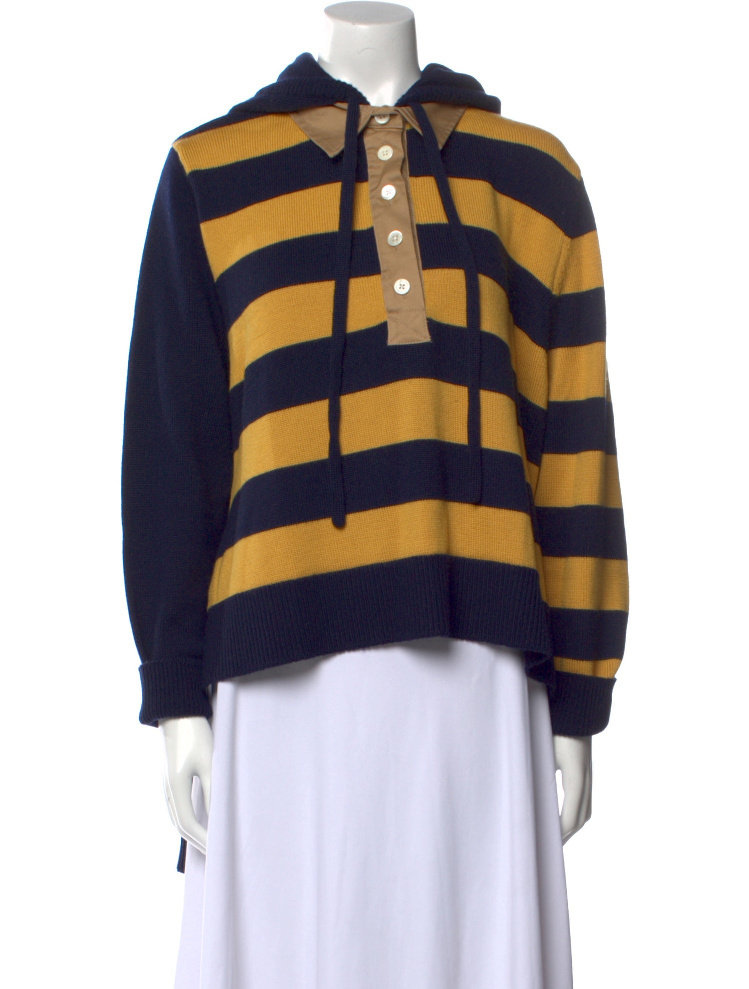 Monse Merino Wool Striped Sweater
