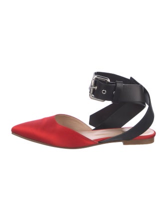 Monse Satin D'Orsay Flats