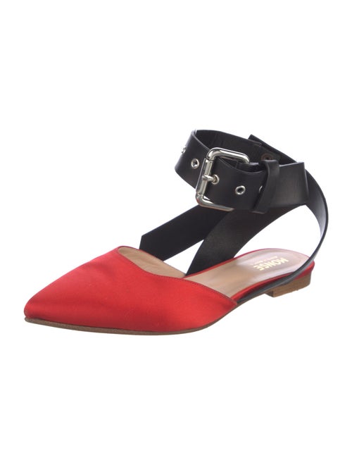Monse Satin D'Orsay Flats
