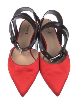 Monse Satin D'Orsay Flats