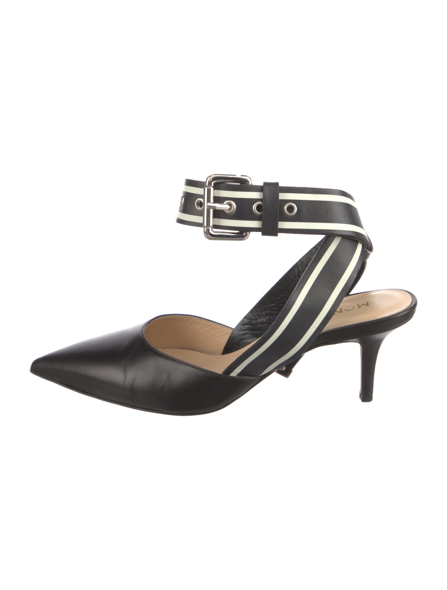Monse Leather Slingback Pumps