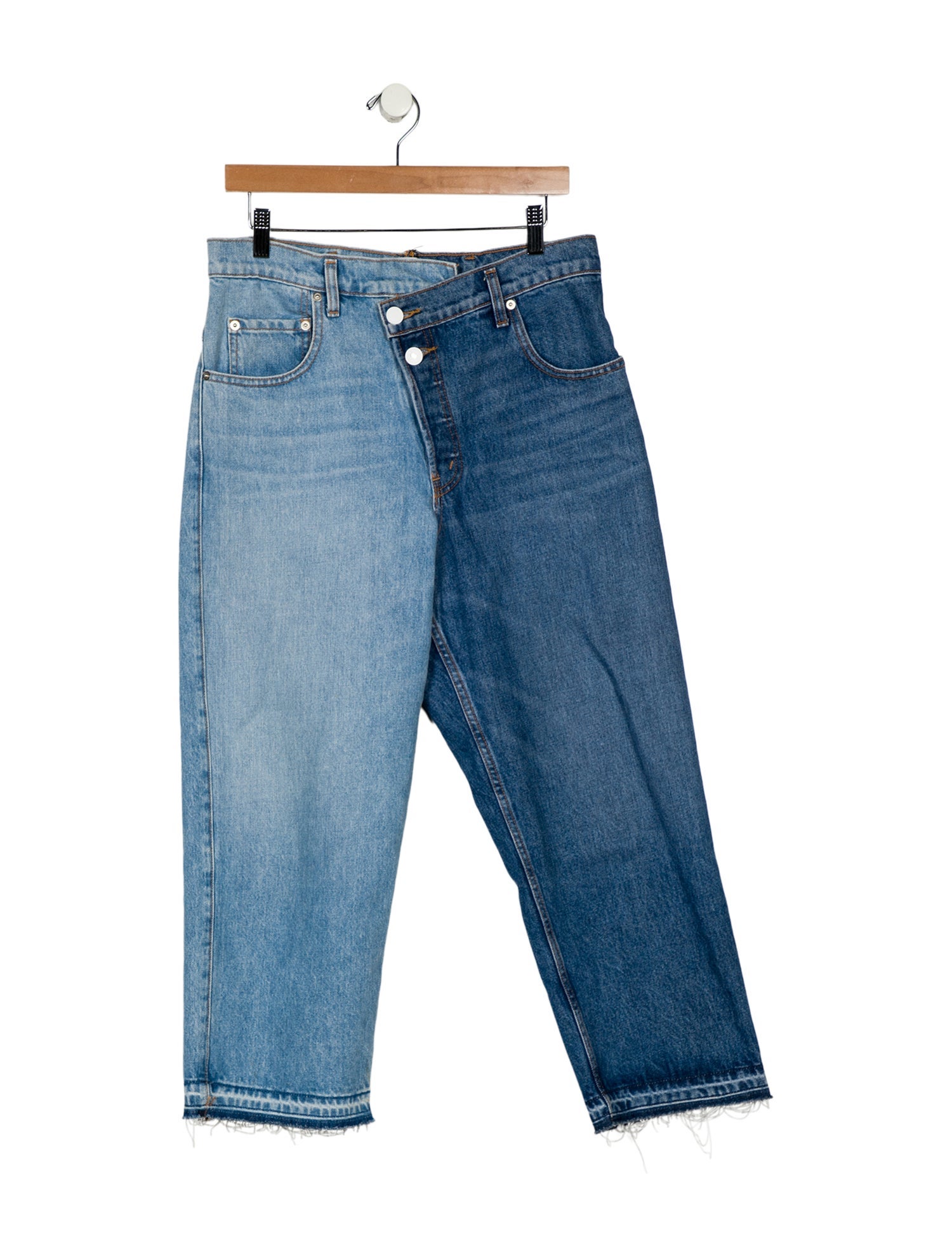Monse High-Rise Straight Leg Jeans