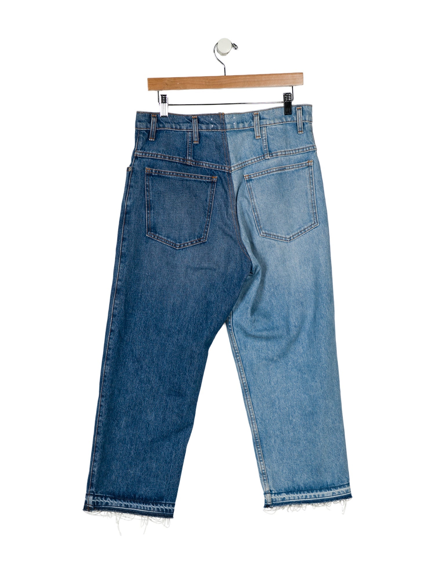 Monse High-Rise Straight Leg Jeans