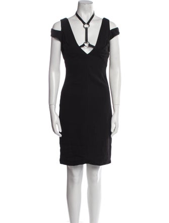 Monse V-Neck Knee-Length Dress