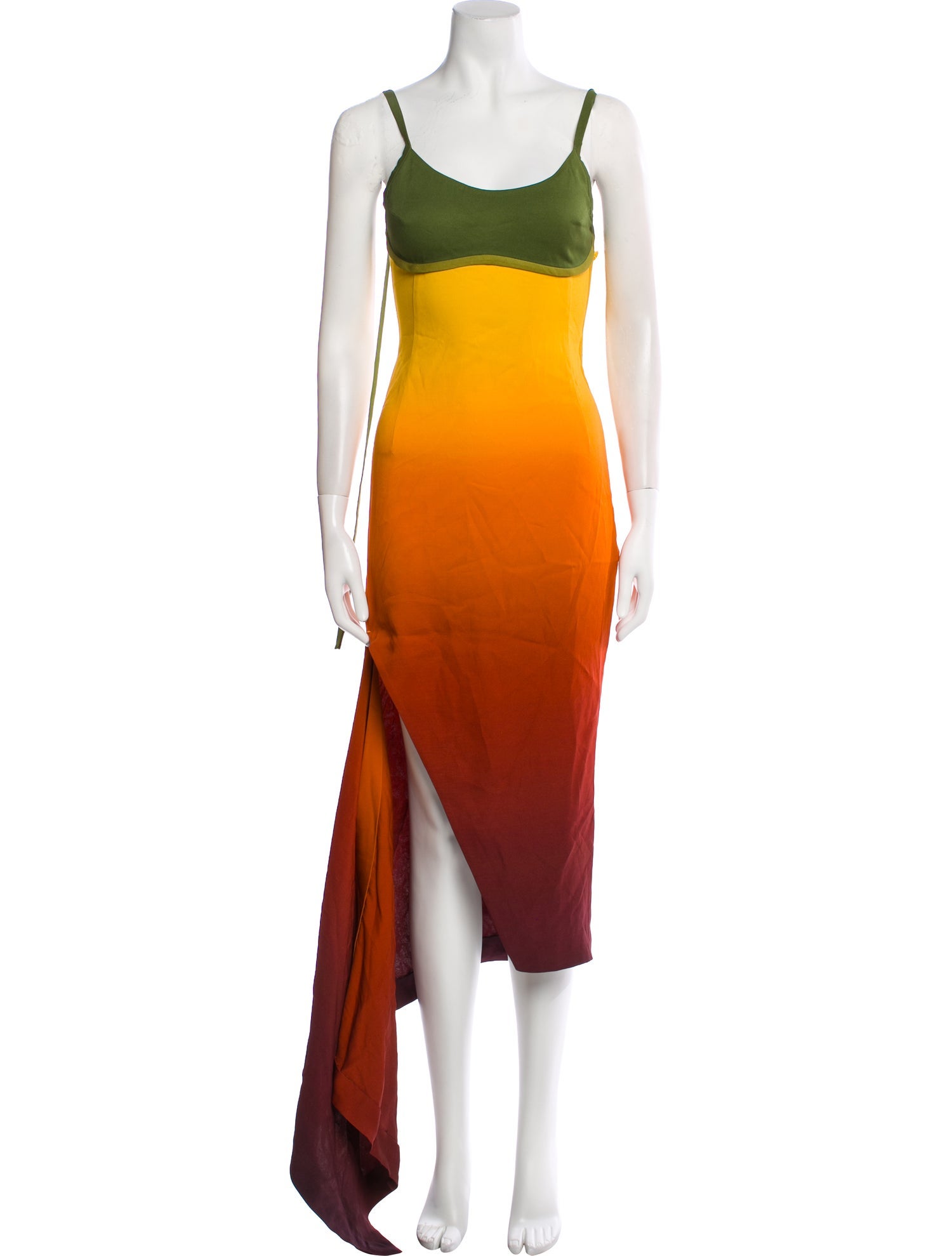 Monse Colorblock Pattern Long Dress w/ Tags