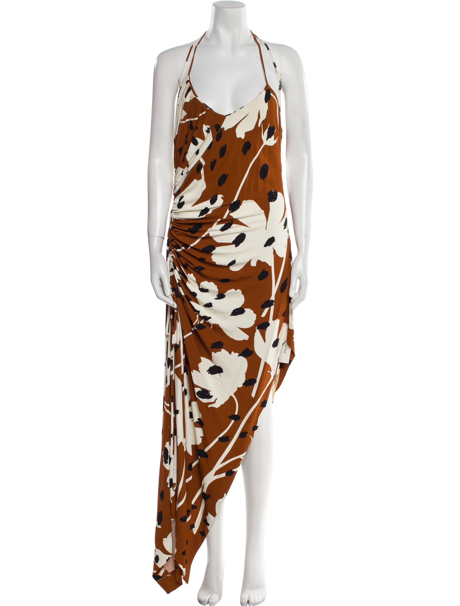 Monse Animal Print Long Dress