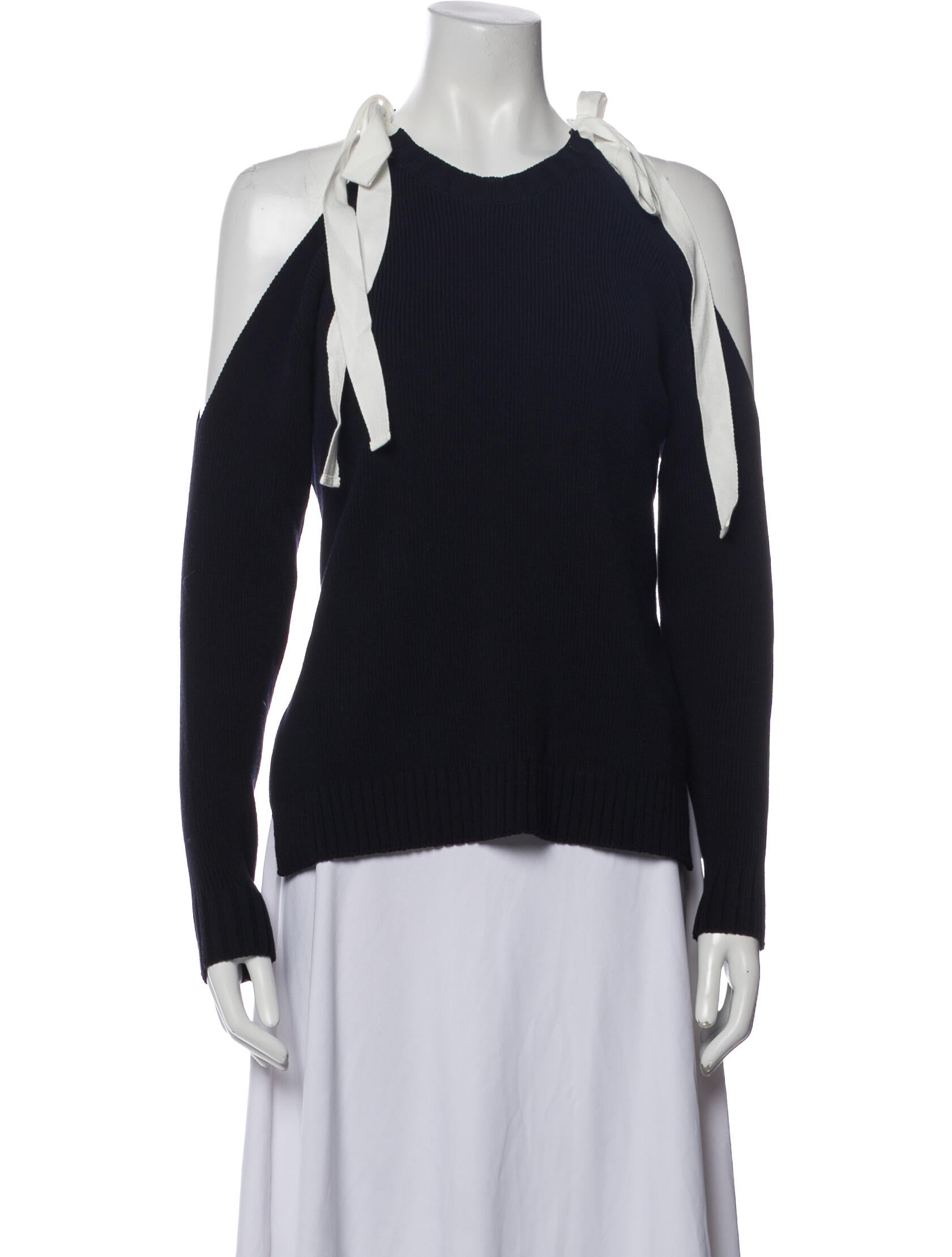 Monse Halterneck Long Sleeve Top