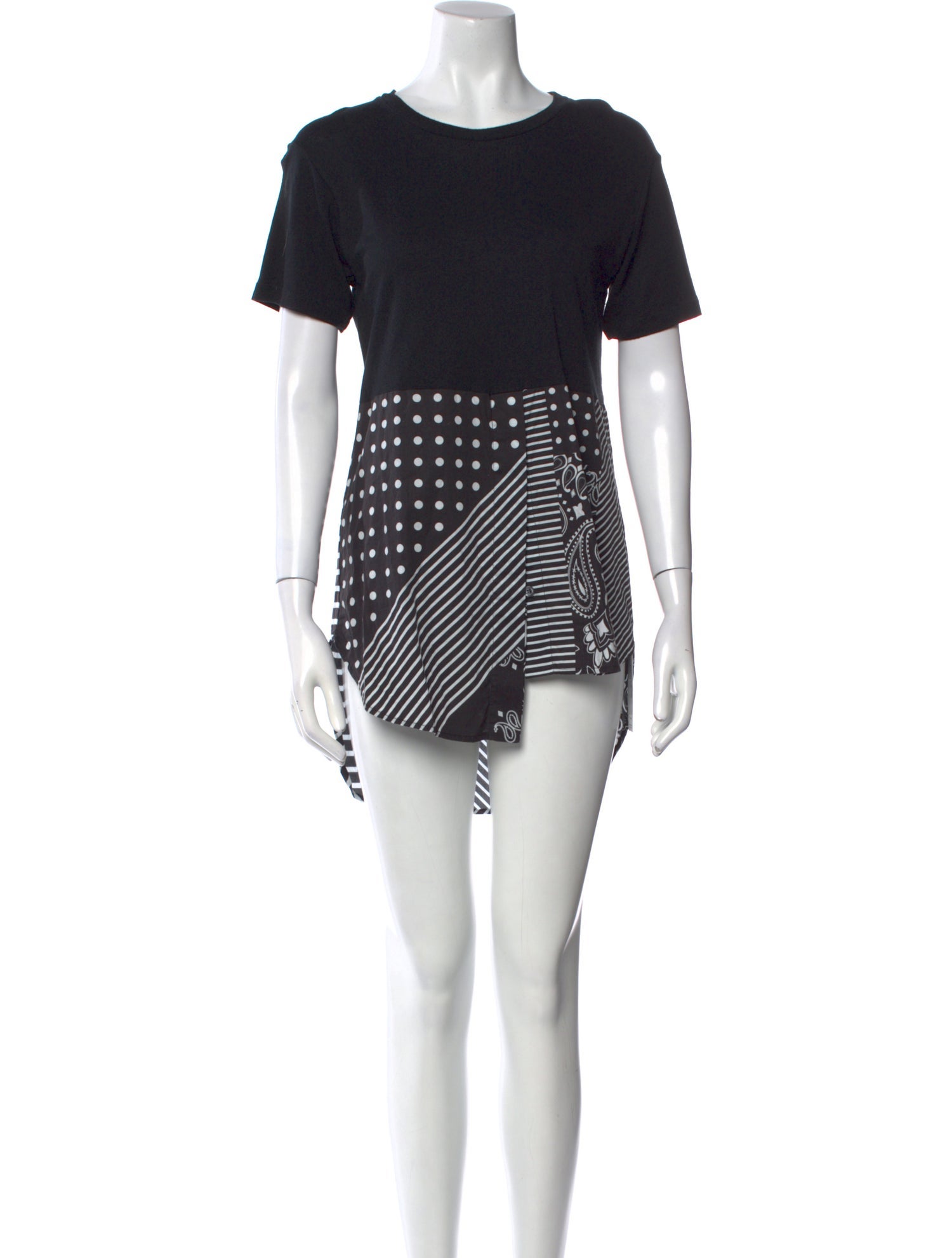 Monse Printed Crew Neck Bodysuit