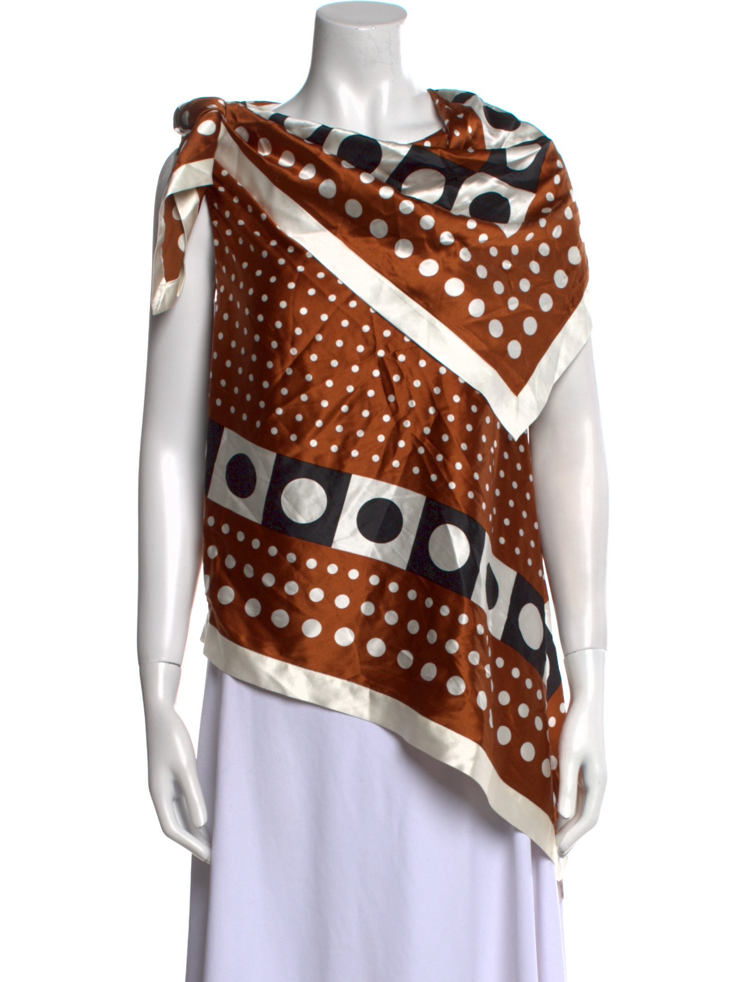 Monse Silk Polka Dot Print Blouse