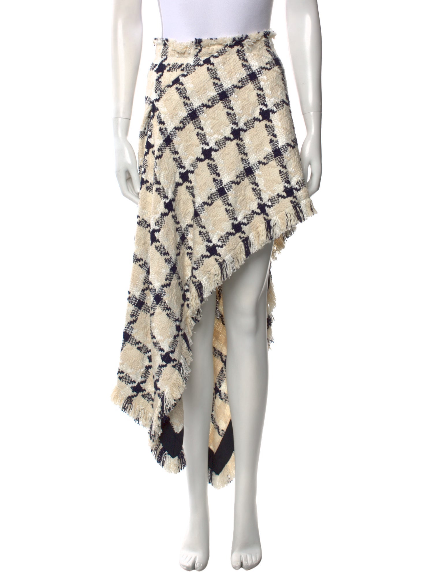 Monse Printed Midi Length Skirt