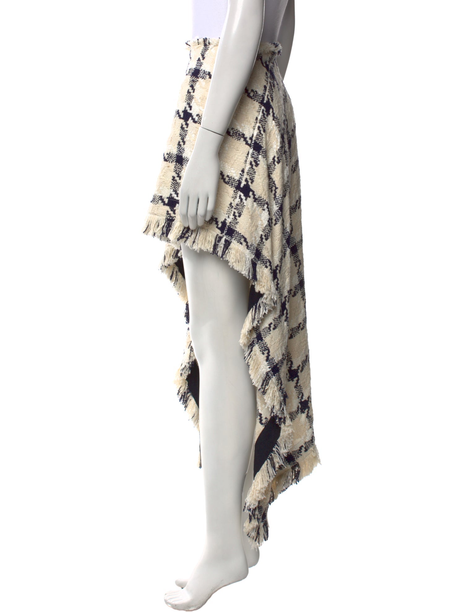 Monse Printed Midi Length Skirt