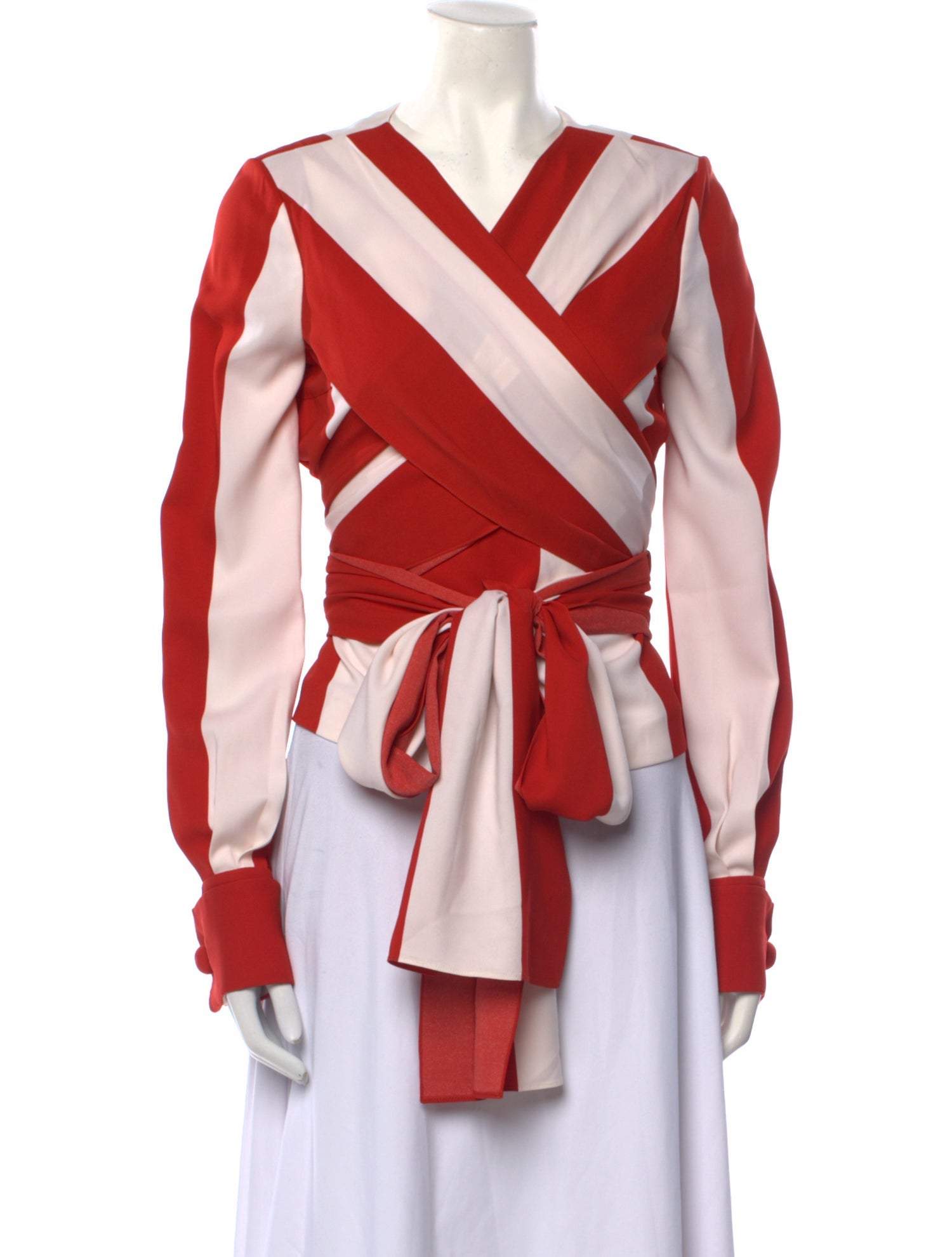 Monse Silk Striped Blouse