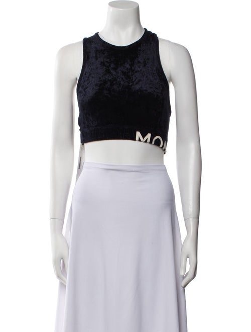 Monse Crew Neck Sleeveless Crop Top