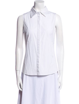 Monse Sleeveless Button-Up Top