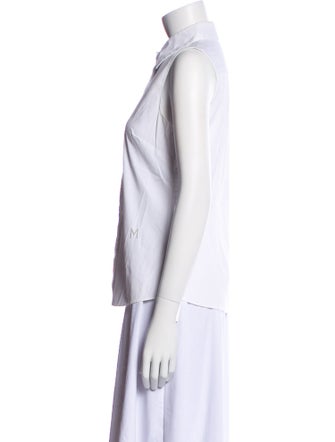 Monse Sleeveless Button-Up Top