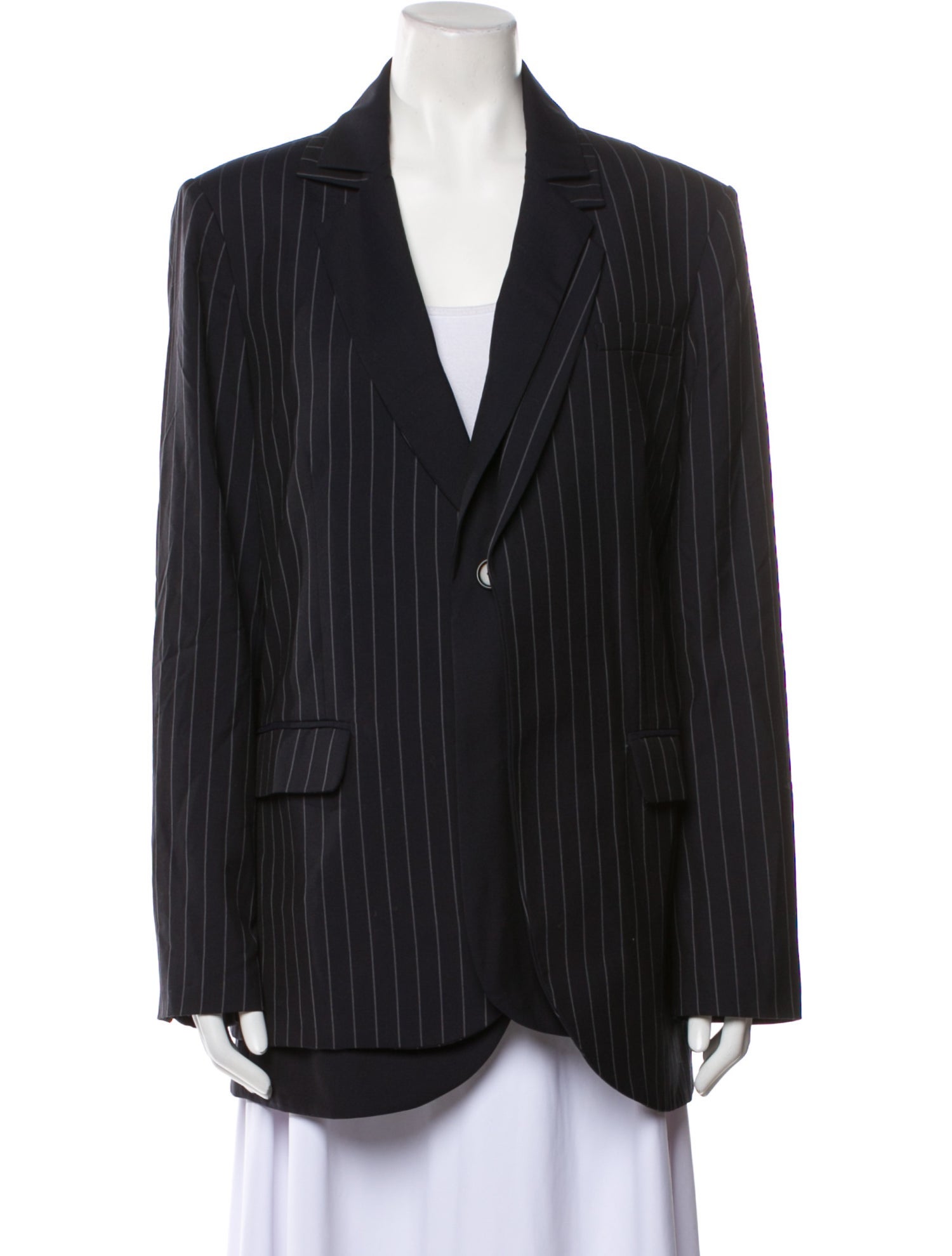 Monse Wool Striped Blazer