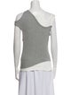 Monse Asymmetrical Sleeveless Top