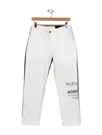 Monse High-Rise Straight Leg Jeans