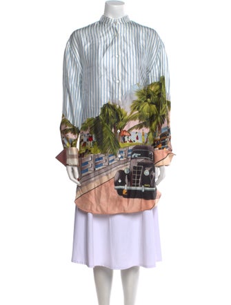 Monse Silk Printed Tunic