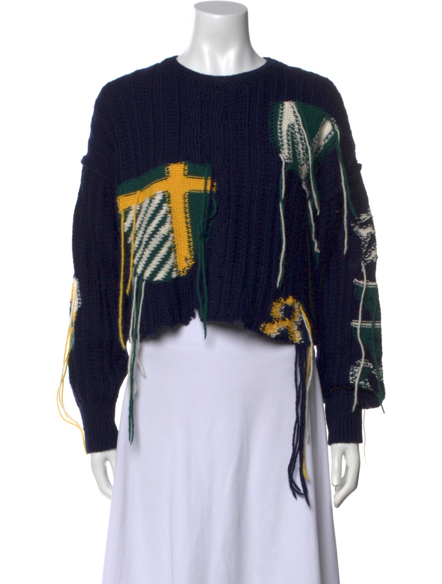 Monse Merino Wool Printed Sweater