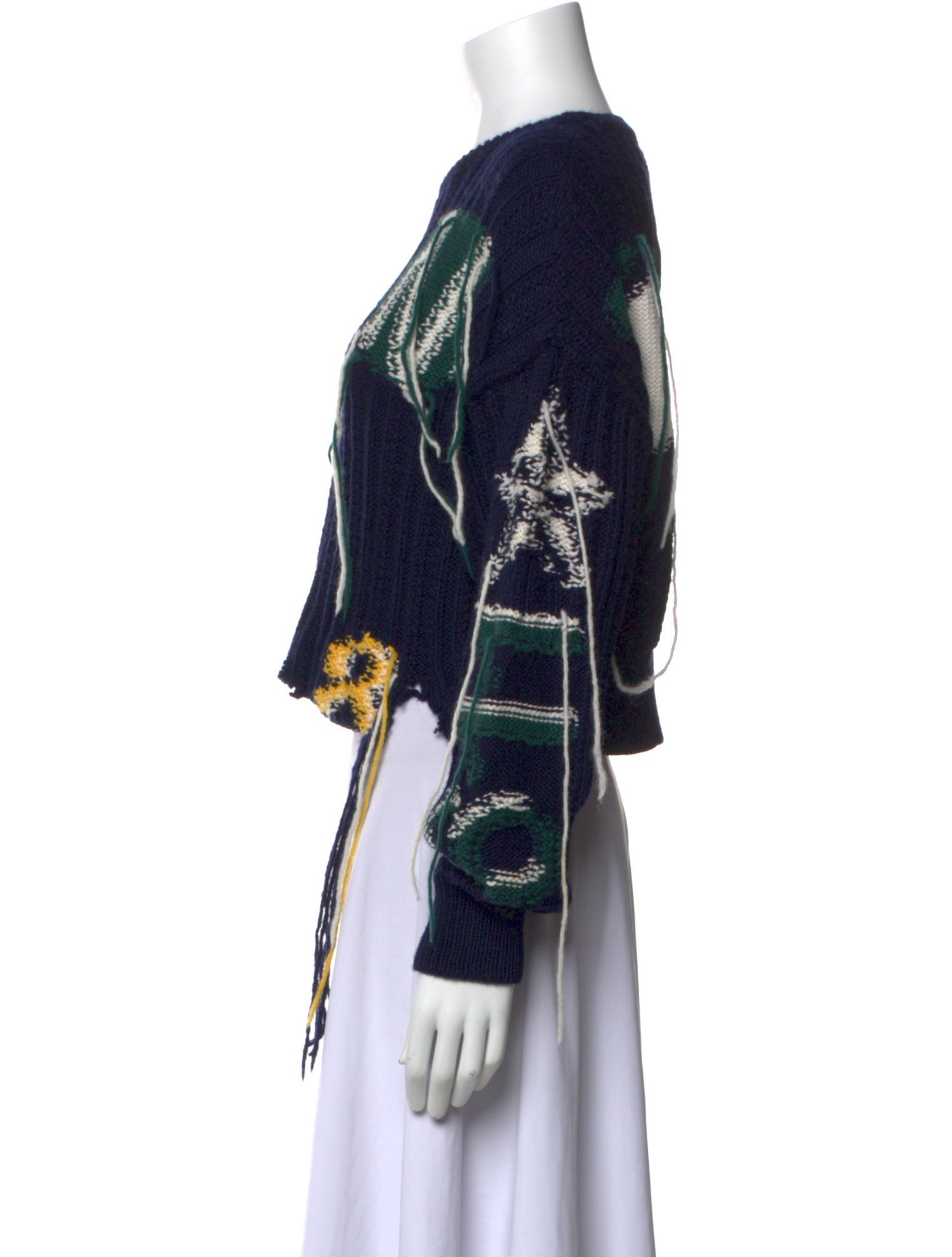 Monse Merino Wool Printed Sweater