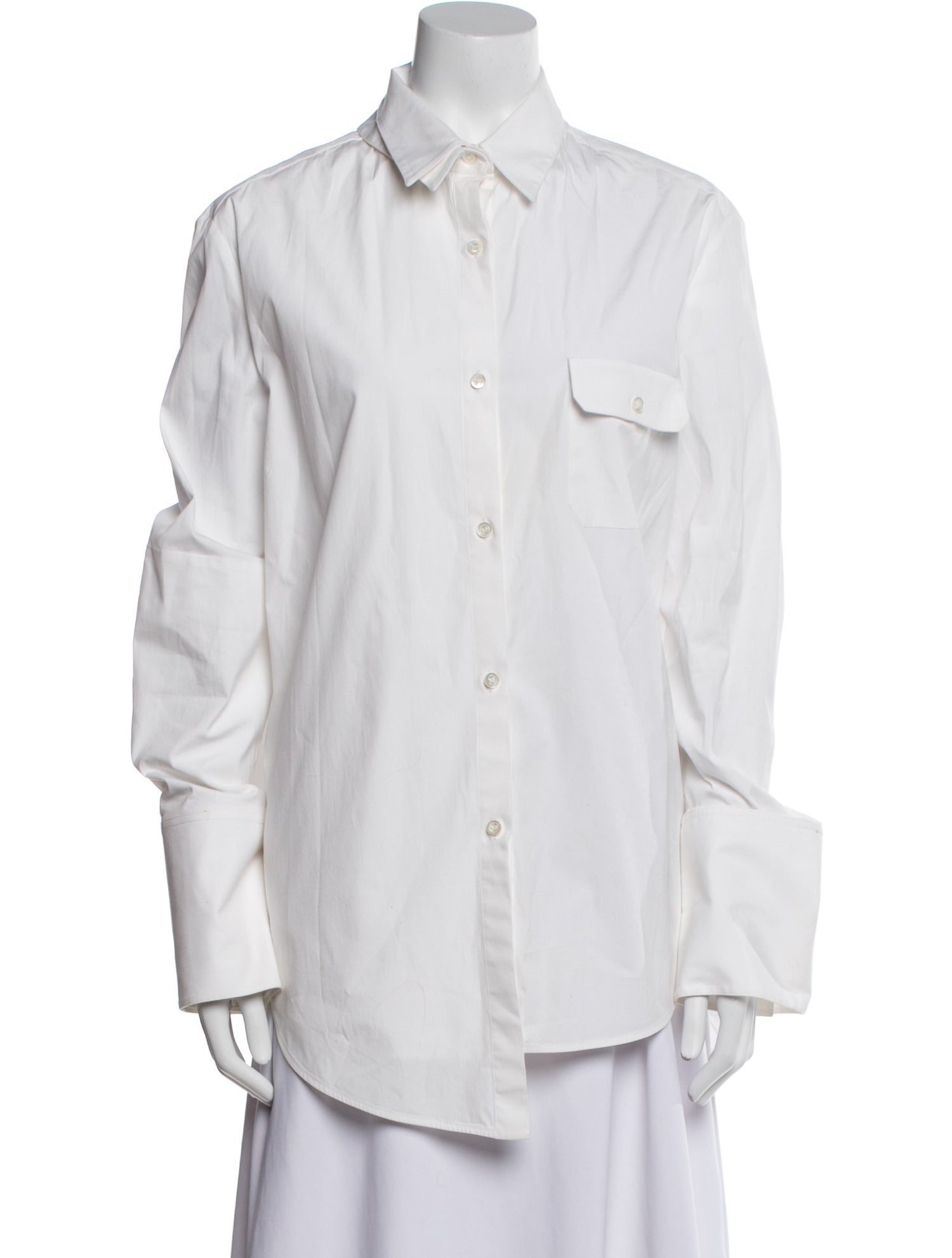 Monse Long Sleeve Button-Up Top