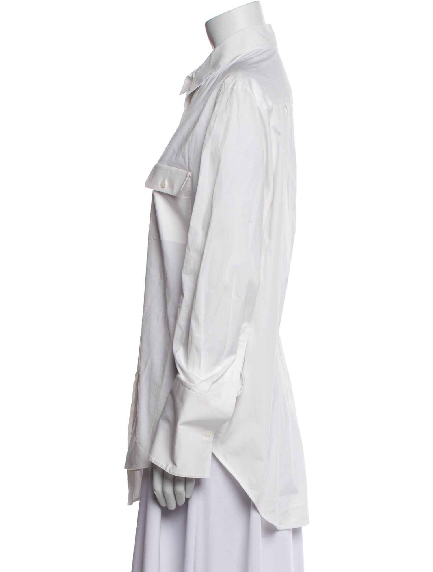 Monse Long Sleeve Button-Up Top