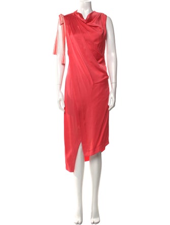 Monse Cowl Neck Midi Length Dress