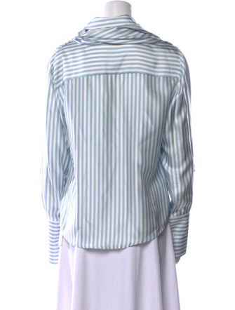 Monse Silk Striped Blouse