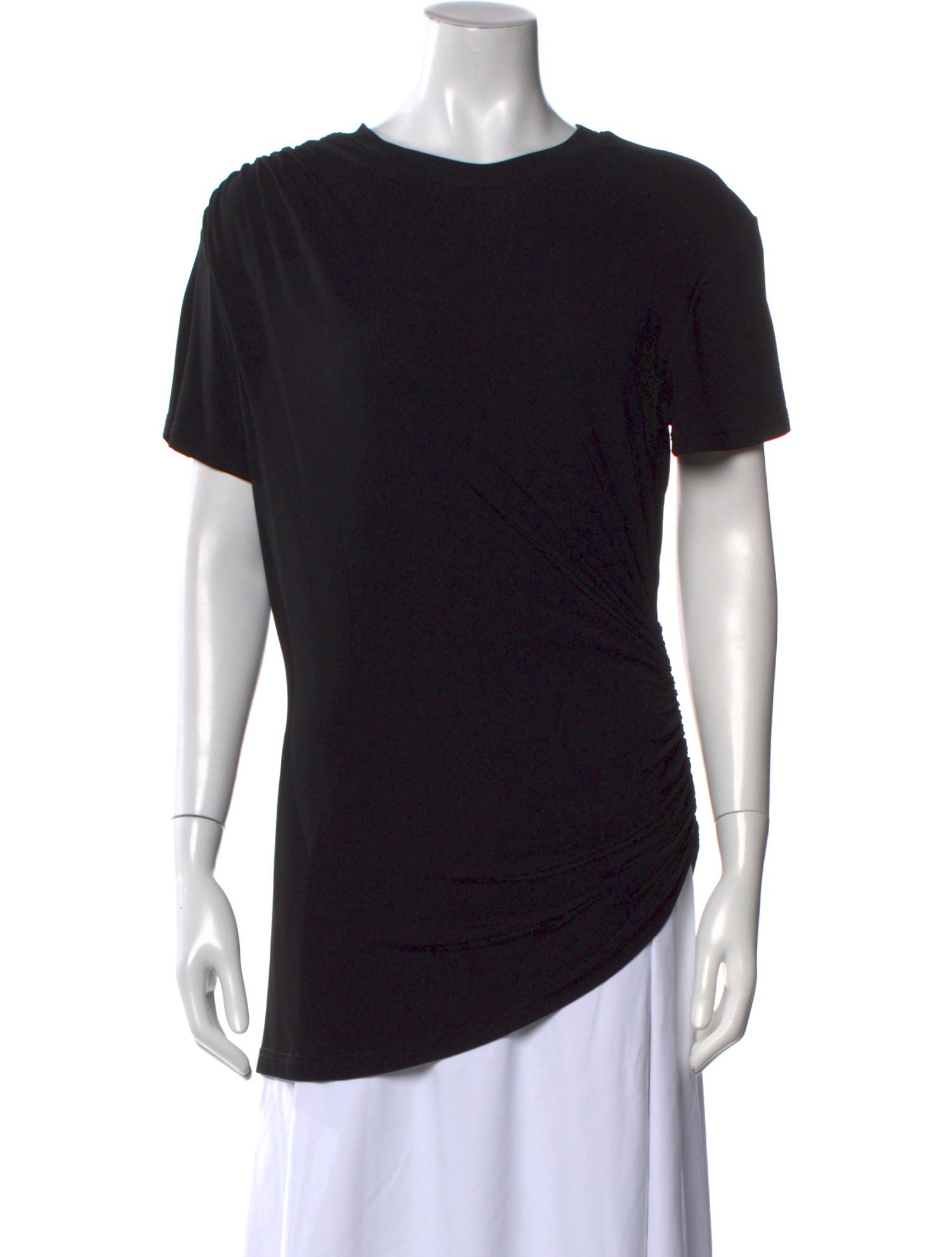 Monse Bateau Neckline Short Sleeve T-Shirt