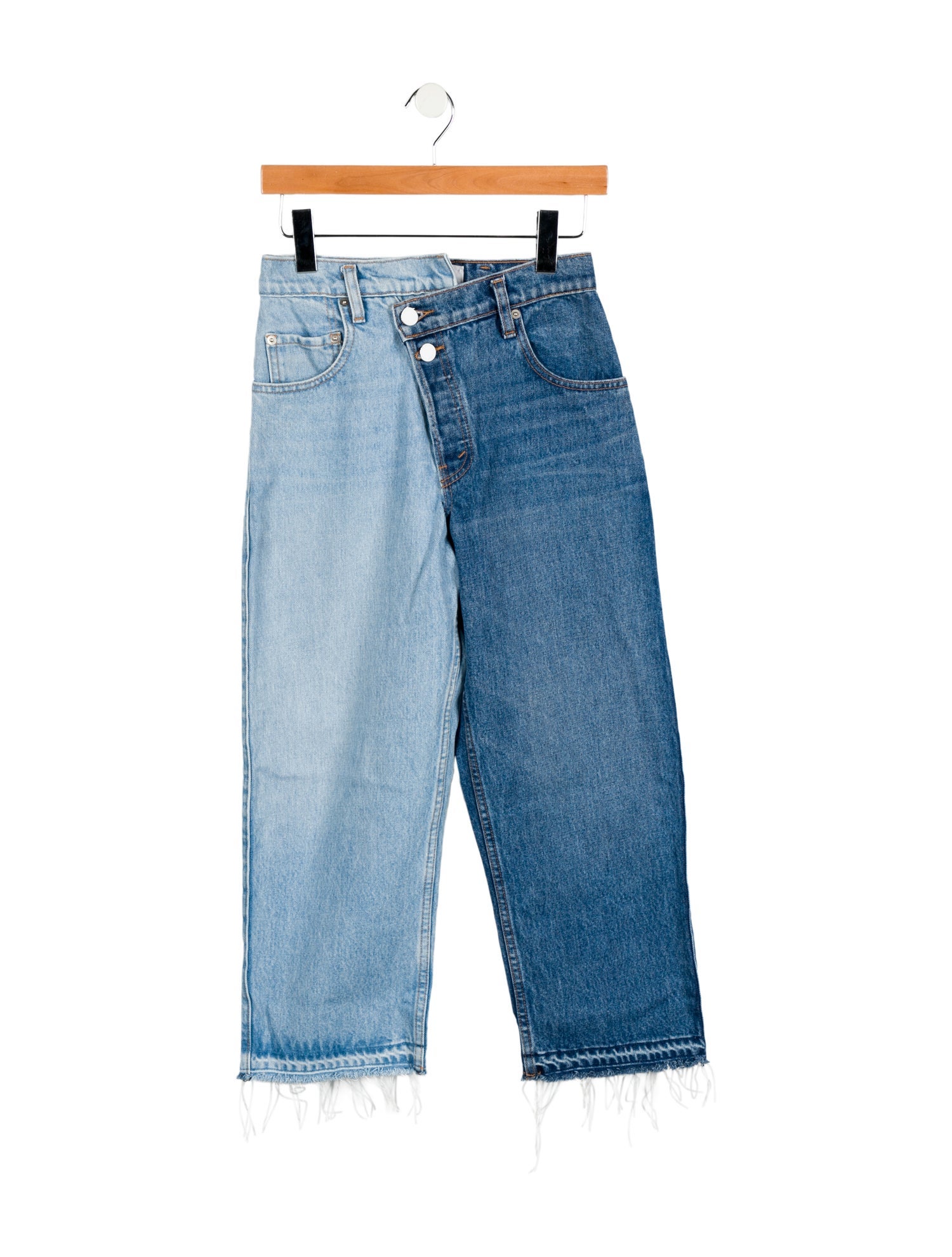 Monse High-Rise Straight Leg Jeans