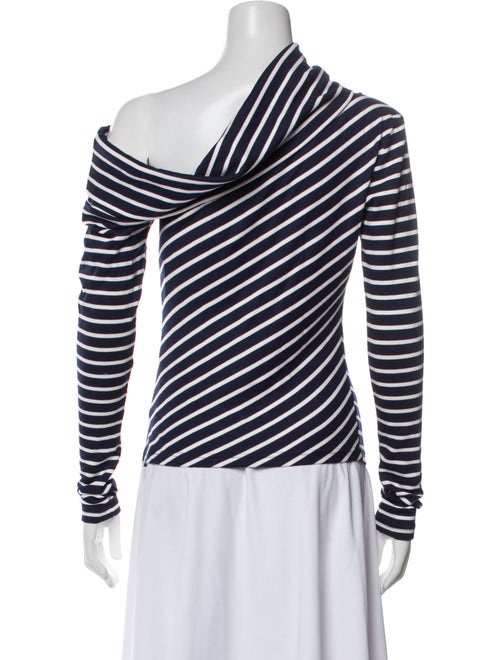 Monse Striped Cowl Neck Top