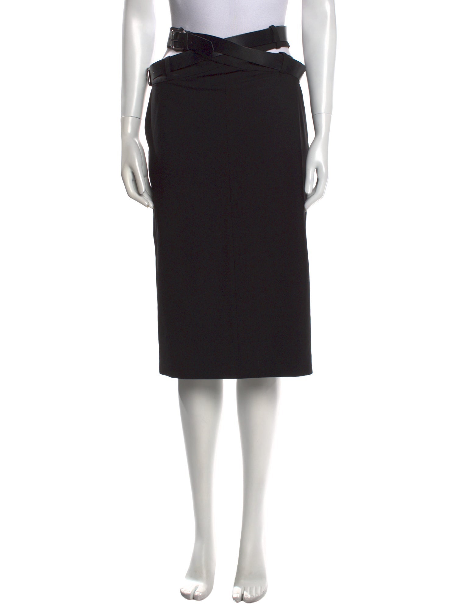 Monse Wool Knee-Length Skirt