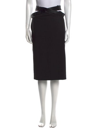 Monse Wool Knee-Length Skirt