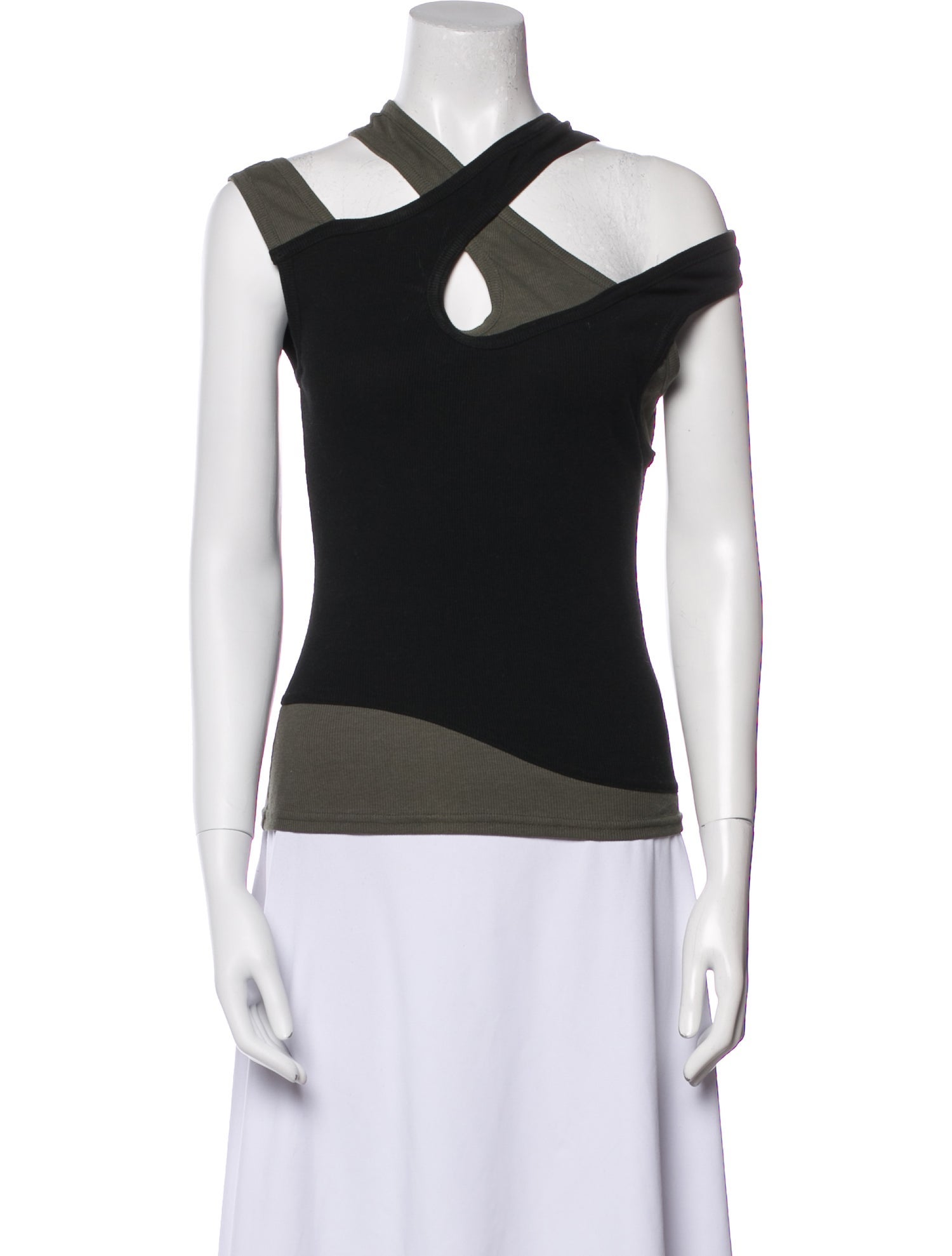 Monse One-Shoulder Sleeveless Top