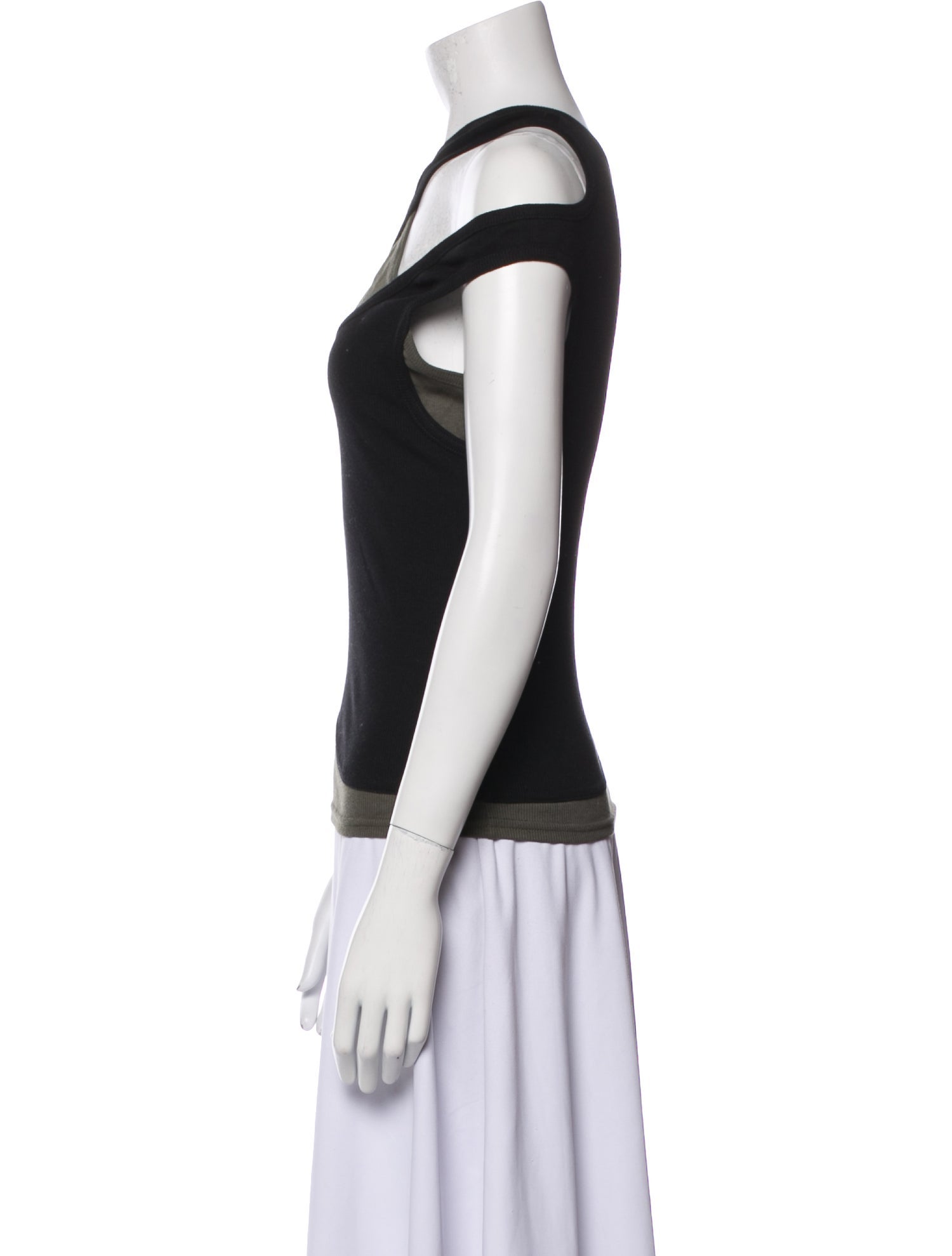 Monse One-Shoulder Sleeveless Top