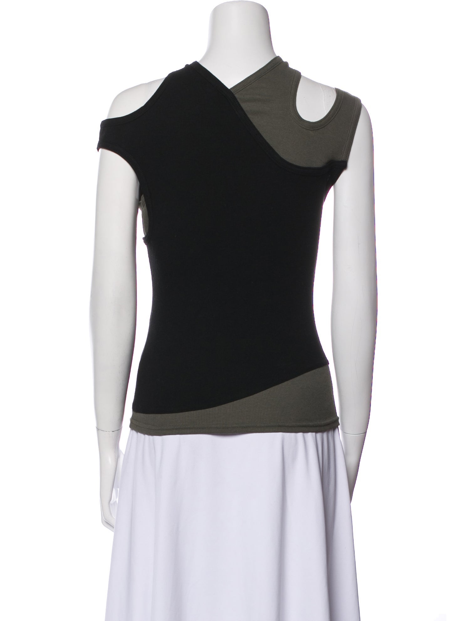 Monse One-Shoulder Sleeveless Top